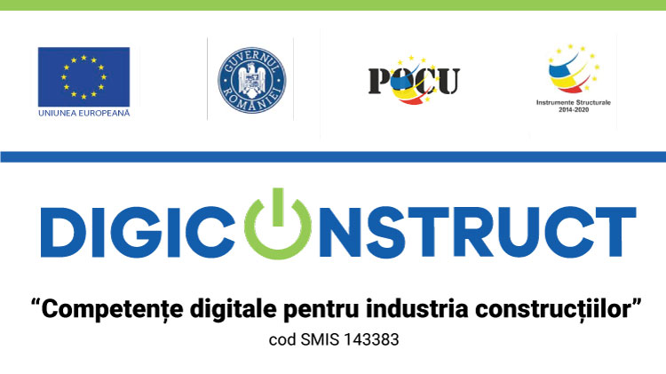 Campania de promovare a proiectului DigiConstruct - Competențe digitale pentru industria construcțiilor (SMIS 143383), cofinanţat prin POCU 2014-2020, a ajuns pe 05 Mai 2023 la Constanța.